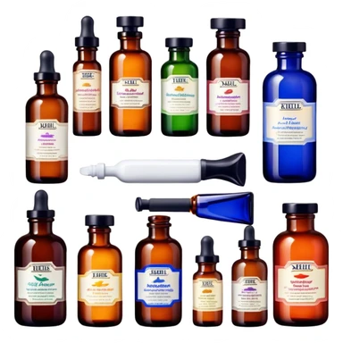 Kiehl’s apothecary products  sticker
