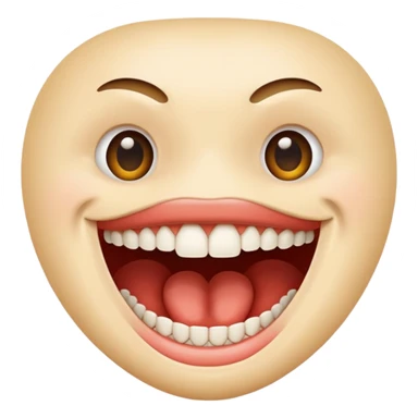 mouth teehts sticker