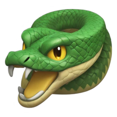 A twitch emote of a snake angry sticker