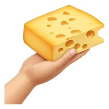 hand held cheese greater sticker