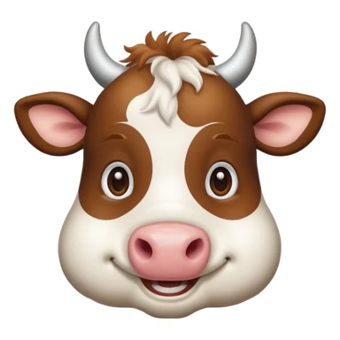 cute cow sticker