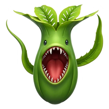 giant carnivore plant sticker