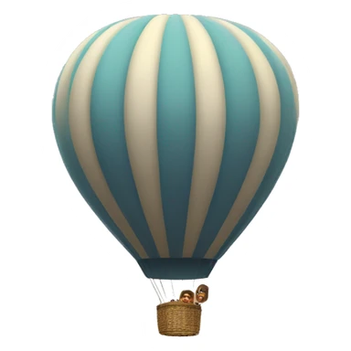Hot air ballon sticker