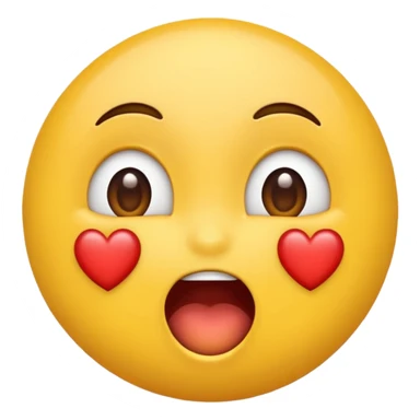 Um emoji babando de paixão sticker