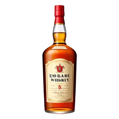 red label whisky sticker