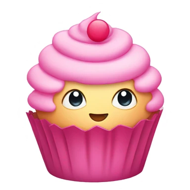 pink cupcake cute sticker