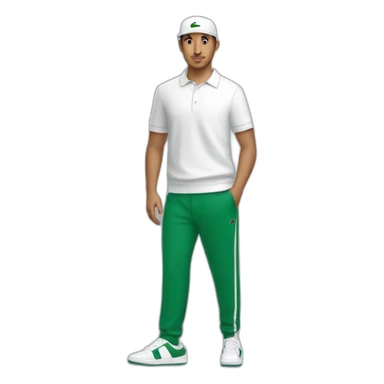 algerian Guy with Lacoste sticker