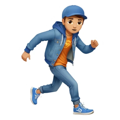 Subway surfers jake full body running  sticker