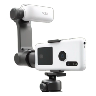 Gimbal dji osmo mobile se white + iphone vertical sticker