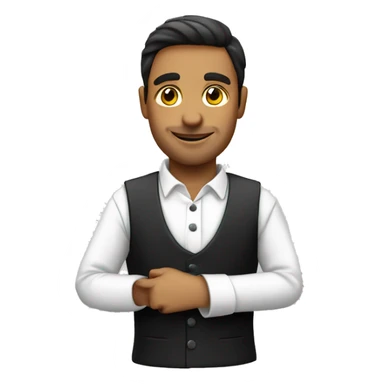 Waiter in Spain  sticker