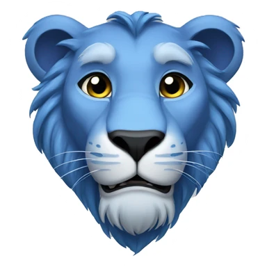 blue lion disney looking sticker
