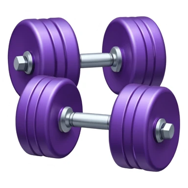 Dumbbell small 1 kg pruble sticker