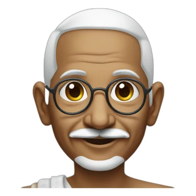 mahatma gandhi sticker