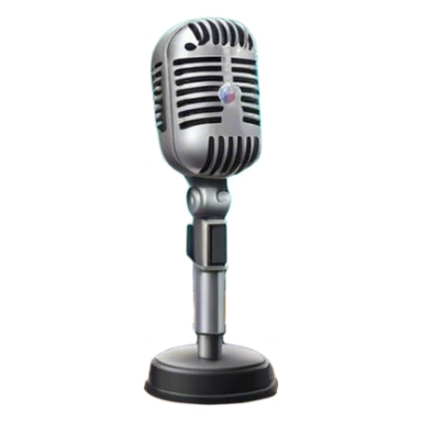 Icon for 50s American Musical Theater: a retro stage with neon lights, a classic microphone on stage, vintage piano, musical notes, vintage theater curtains, and Broadway-style elements. Avoid focusing solely on the piano. Transparent background. sticker