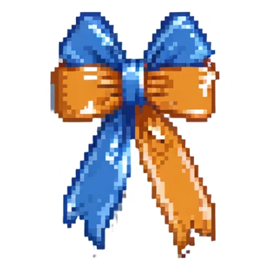 blue ribbon sticker