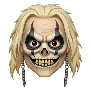 mad max fury road bad guy Immortan Joe face wish mask  sticker