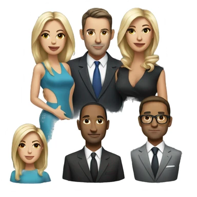 Male, 40, businessman
Female, 37, socialite,
media personalities sticker