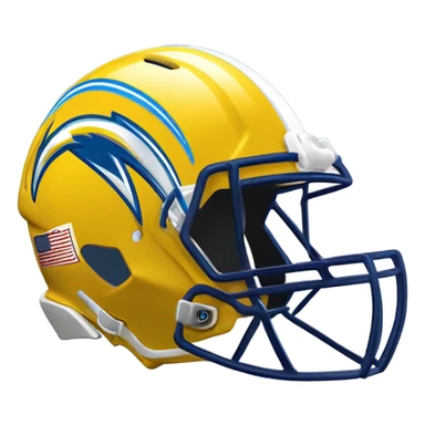 Los Angeles Chargers Helmet sticker