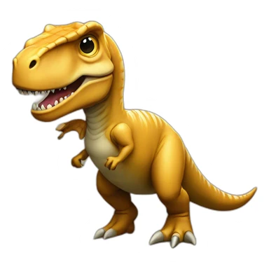 Donald Trump sur un T. Rex sticker