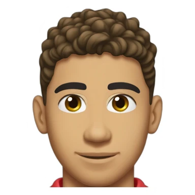 achraf hakimi of moroccan team sticker