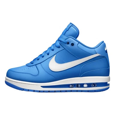 blue Nike shoe side view sticker