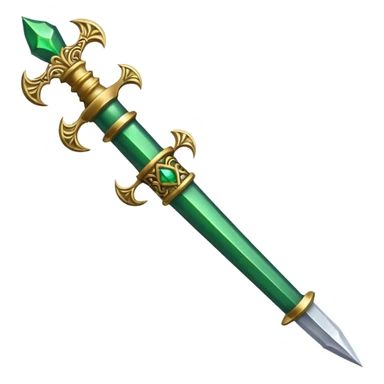 green/poison dagger sticker