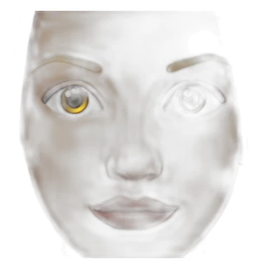 uma thurman thin face sticker