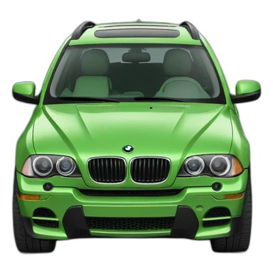 Bmw x5 e53 green sticker
