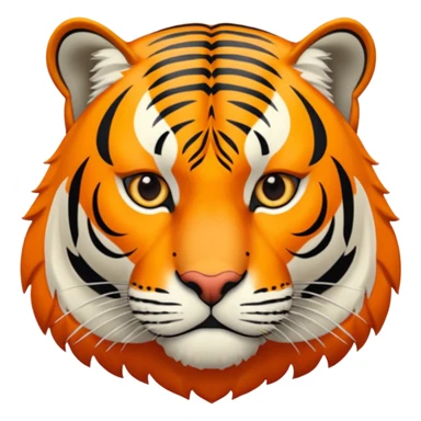 Tigre adulto feroz en la cima  sticker