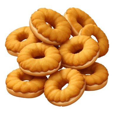 A bunch of chicken nuggets doing six seven sticker