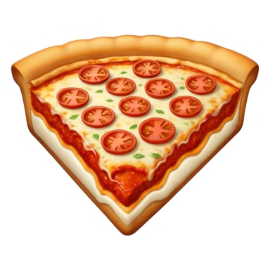Chicago deep crust pizza sticker