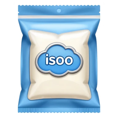 A little baggie filled with baking powder sticker