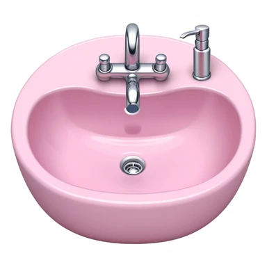 babypink sink sticker