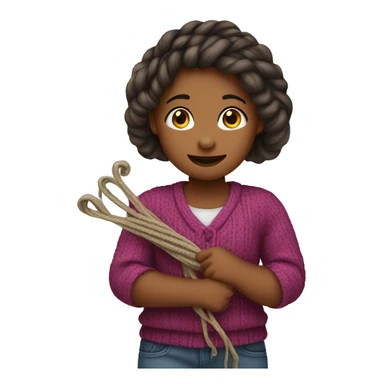 A girl who doing a skein care sticker