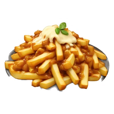 poutine qui mange une poutine sticker