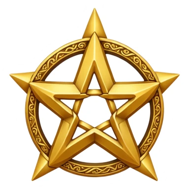 Pentacle sticker