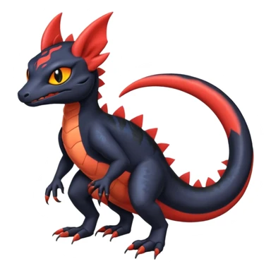 Salandit-Noibat-Litten-Hybrid (Full body) sticker