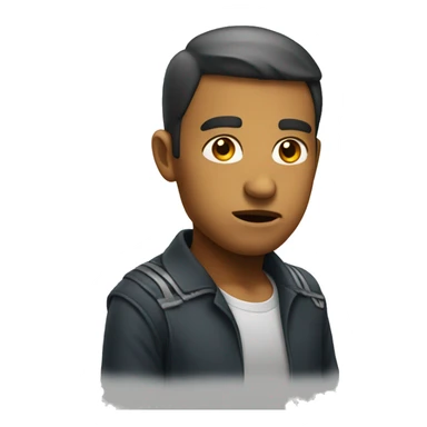 ios emoji giving side eye sticker