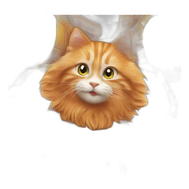 ginger-cat-volleyball-setting sticker