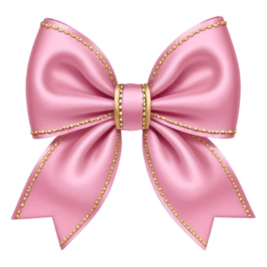 preppy pink mini coquette bow sticker