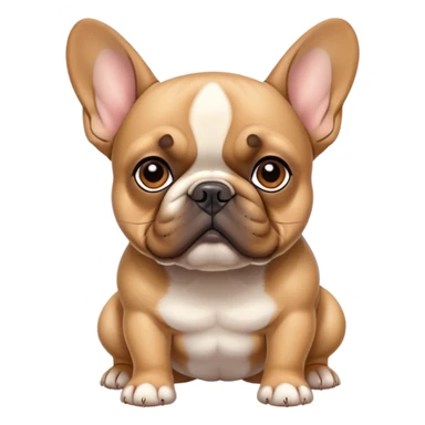 Fawn French bulldog  sticker