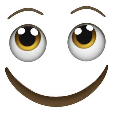Smiling eye roll emoji  sticker