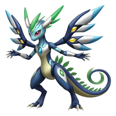 Meloetta-Zygarde-Cresselia-Palkia-Dialga-Electrike-Manectric-Fakémon-fusion, full body sticker