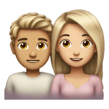 soulmate girl and boy  sticker