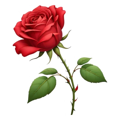 Wilted rose sticker