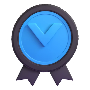 instagram verification badge blue with white checkmark sticker