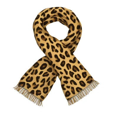 Leopard Print Scarf sticker