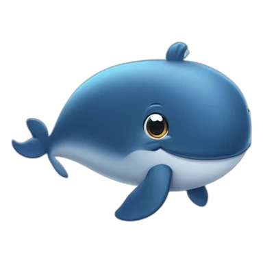 Cute little Whale  sticker