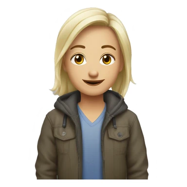 девушка художник с картиной sticker