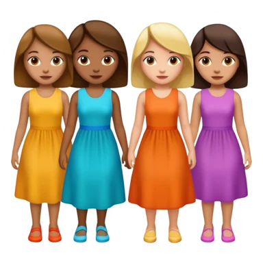 Компанія дівчат 3 sticker